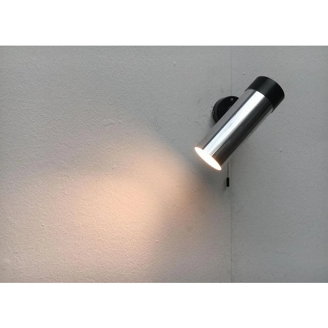 Black Mid-Century Dutch Minimalist Wall Lamps by H. Busquet for Hala Zeist, 1960s, Set of 2 For Sale - Image 8 of 18