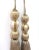 Pair of Beaded Satin Key Tassels in Natural Mineral Colors- H 7.5 Inches For Sale - Image 11 of 15