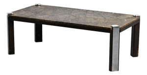 Fossil Stone Coffee Table from Collection Fossile, Switzerland, 1980s