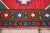 1950s Turkish Hand Knotted Floral Desing Red Doormat Rug For Sale - Image 9 of 12