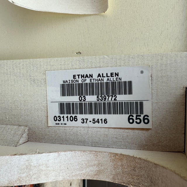 2000s Ethan Allen Maison Collection French Country 2 Drawer Nightstand (37-5416 Gardenia) For Sale - Image 14 of 14