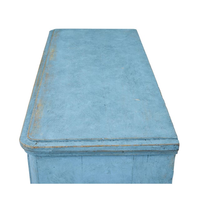 Late 19th Century Swedish Painted Pine Cupboard, 1870s For Sale - Image 5 of 10
