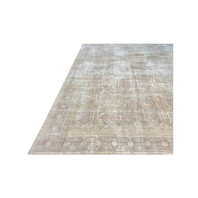 1970s 1970s Old Persian Tabriz Area Rug 10 X 13 For Sale - Image 5 of 7