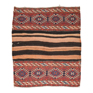 Antique Zabihi Collection Tribal Soumac Flatweave Rug