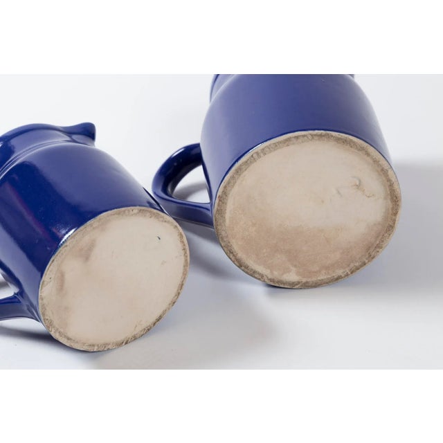 Two Vintage Ceramic Dairy Pitchers, Digoin, France, 1960's For Sale - Image 10 of 10