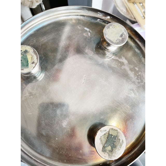 Metal Early 1900s Antique Silver Plated Maxim's De Paris Mechanical Wine Decanter For Sale - Image 7 of 12