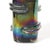Glass Pair of Mid-Century Hand-Blown Murano Iridescent Glass Vases For Sale - Image 7 of 14