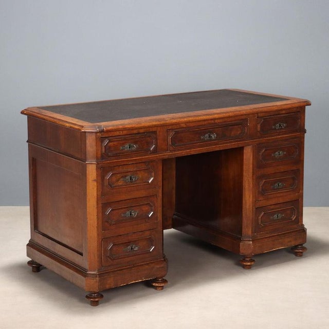 Umbertina Walnut Desk For Sale - Image 9 of 9