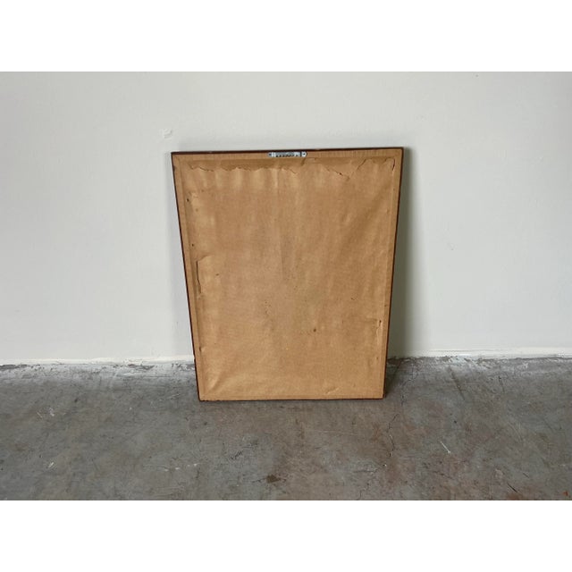 70's Vintage Hand Embroidery Rooster Wall Art For Sale - Image 11 of 12