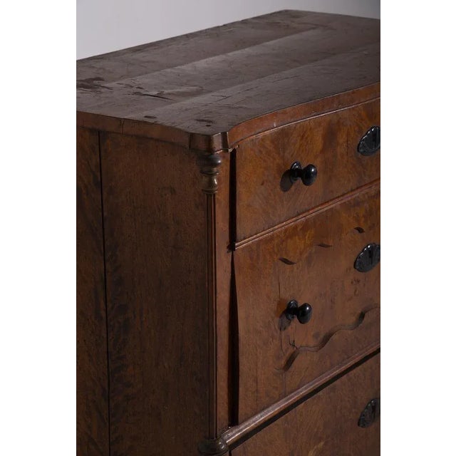Italian Sicilian Chest of Drawers in Briar Wood, Late 1800s For Sale - Image 6 of 11