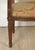 Pair of Louis XVI–Style Walnut/Beech Part Gilt Armchairs With Aubusson Tapestry Upholstery For Sale - Image 9 of 12
