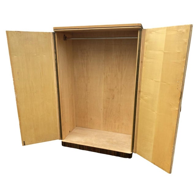 1930s Art Deco Wardrobes, 1930s, Set of 2 For Sale - Image 5 of 13