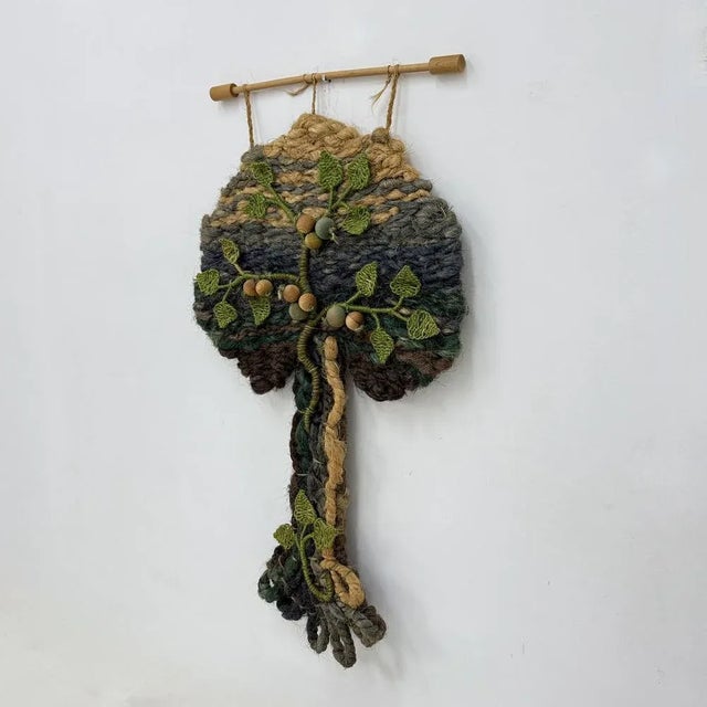 Vintage Tree Wall Tapestry, 1970s For Sale - Image 9 of 18