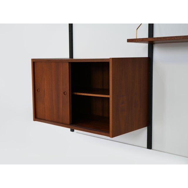 Danish Teak System Bookcase, 1960s For Sale - Image 10 of 18