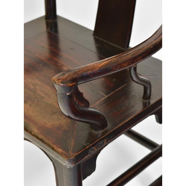 Late 19th Century Chinese Open Armchair For Sale - Image 4 of 16