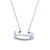 A refined and contemporary Canturi alphabet initial pendant necklace crafted in 18ct white gold. This elegant piece...