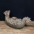 Vintage Gilt Bronze Dragon Boat Sculpture With Coin Motif and Red Patina For Sale - Image 4 of 9