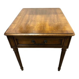 1960s Henredon Furniture Mid-Century Modern End Table For Sale