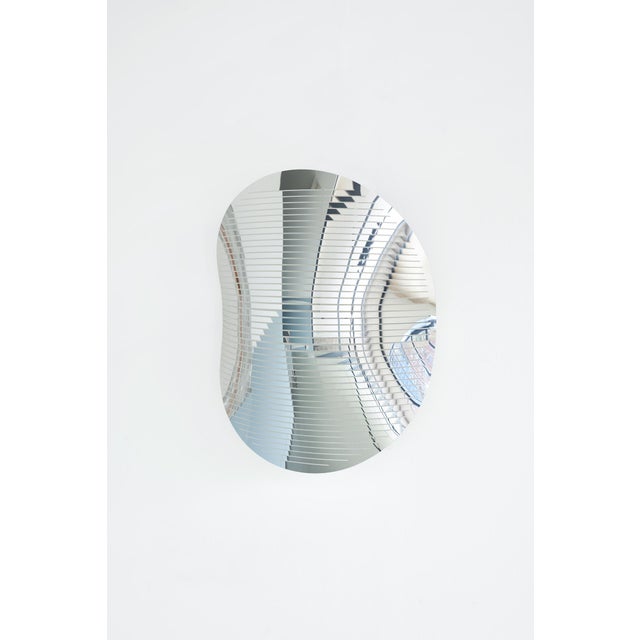 Metal Echo Convex Mirror by Martens & Visser For Sale - Image 7 of 7