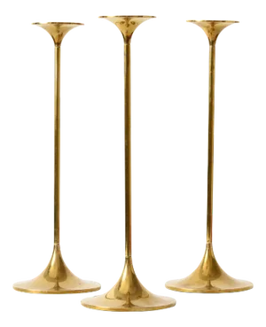 Vintage Danish Hi-Fi Candleholders by Max Brüel for Torben Ørskov, Set of 3