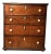 Antique English Oak Salesman's Oak Small Chest For Sale