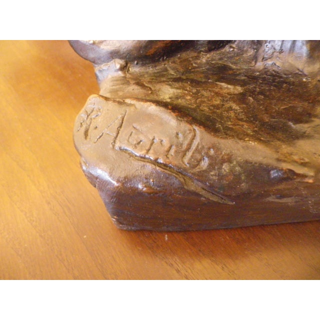 Large Sculpture of Water Carrier by Richard Aurili, Italy, 1800s-1900s For Sale - Image 3 of 17