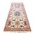 Afghan Sultanabad Wool 3x7 Blue, Ivory & Rust Handmade Area Rug #1143663