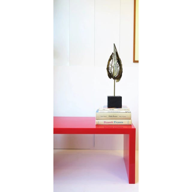 Mid 20th Century Modern Brutalist Brass Sculpture, Ca. 1960s For Sale - Image 5 of 13