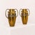 Art Nouveau Brass Floral Vases, France, 1930, Set of 2 For Sale - Image 5 of 8