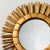 Mid-Century Modern Mid Century Medium Size Giltwood Sunburst Mirror For Sale - Image 3 of 7