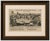 Gluttony Kills More Than the Sword, Harderwijk Engraving, c.1625 This rare emblematic city view depicts the fortified...