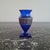 Cobalt Saphir Glass Pieces with Acid-Etched Gilt Classical Frieze by Karlsbad Karlovy Vary and Ludwig Moser & Sons, Czechoslovakia, 1920s, Set of 2 For Sale - Image 6 of 10
