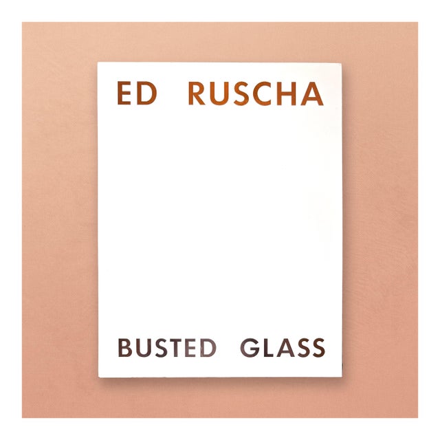 Ed Ruscha “Busted Glass” Gagosian Exhibition Catalog, 2007 For Sale