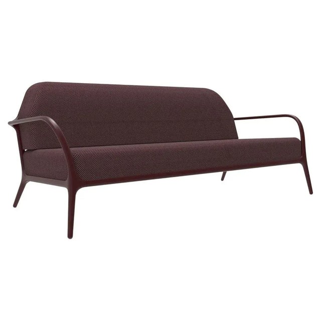 Brown Xaloc Burgundy Sofa by Mowee For Sale - Image 8 of 8