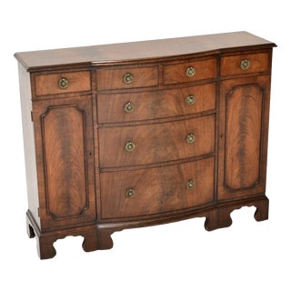Small Antique Georgian Breakfront Credenza, 1900s For Sale