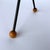Wood Tony Paul Magazine Rack Wrought Iron Wood Ball Feet For Sale - Image 7 of 12