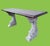 Century Furniture Stone Base Koi Fish Console Table For Sale - Image 12 of 12