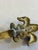 Metal Vintage Solid Brass Fleur-De-Lis Wall Hook | French Country Decorative Hardware For Sale - Image 7 of 8