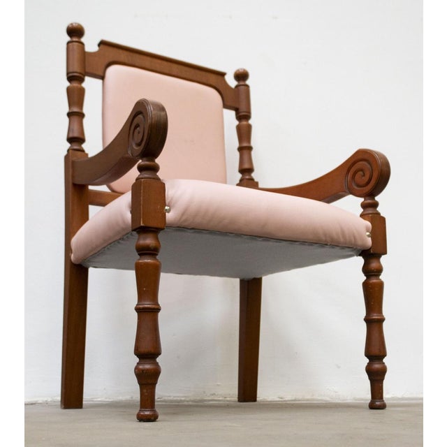 Desk Chair in Beech For Sale - Image 5 of 9