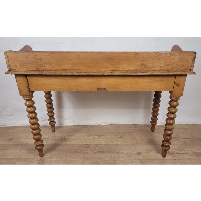 Victorian Pine Farmhouse Kitchen Table, 19th Century For Sale - Image 17 of 18