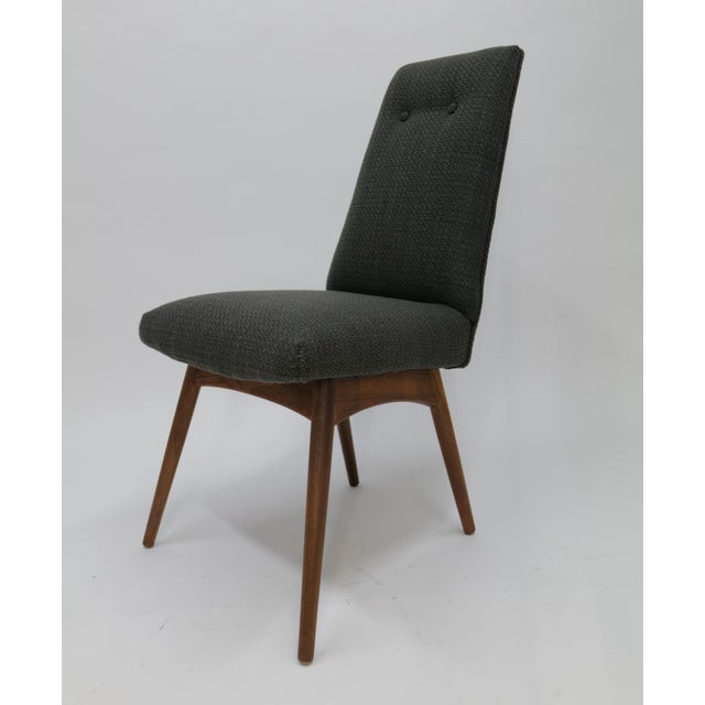 Wood Mid 20th Century Dining Room Chairs Attributed to Adrian Pearsall For Sale - Image 7 of 12