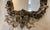 German Mirror with Candlesticks in Polychrome Porcelain For Sale - Image 12 of 17