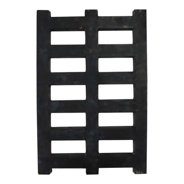 Antique Industrial Foundry Pattern for Mold Handmade Wood - Number 10 For Sale