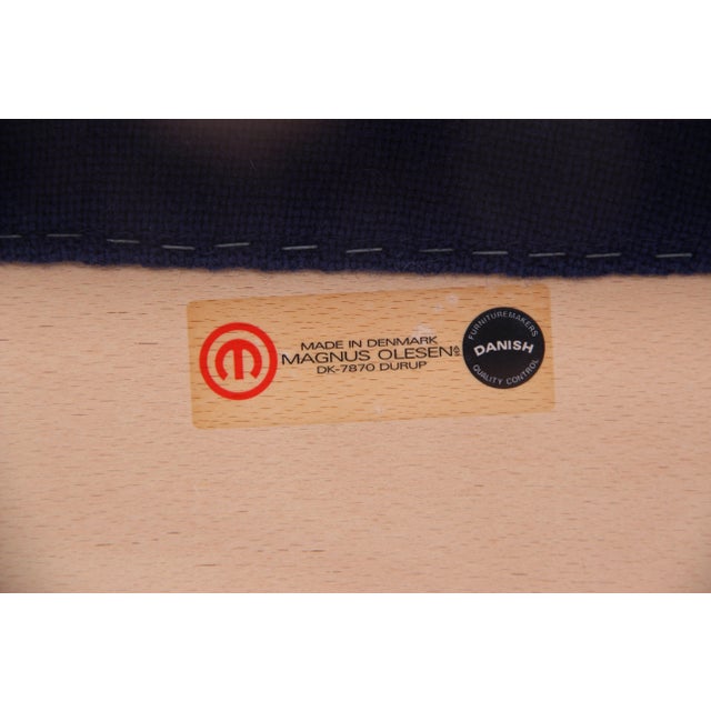 Model 45 Chairs by Magnus Olesen and Rud Thygese and Johnny Olsen, 1970s, Set of 12 For Sale - Image 16 of 17