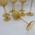 1970s Carlo Moretti Murano Style Cased Glass Stemware – Set of 8 Amber & White Wine and Water Goblets For Sale In New York - Image 6 of 9