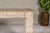 Mughal Style Whitewash Console Table with Carved Apron and Lower Shelf For Sale - Image 9 of 12