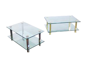 Low Italian Coffee Tables, 1970s, Set of 2