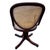 1900 - 1909 Early 20th Century Vienna Secession Bent Oak & Cane Swivel Desk Chair No 11 by Thonet For Sale - Image 5 of 8