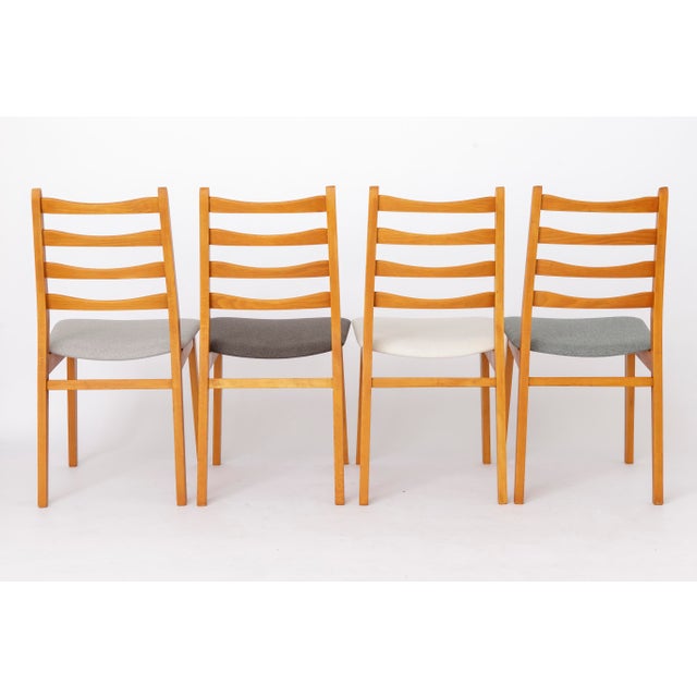 1960s Mid-Century Modern Beech Dining Chairs, Germany, 1960s, Set of 4 For Sale - Image 5 of 9