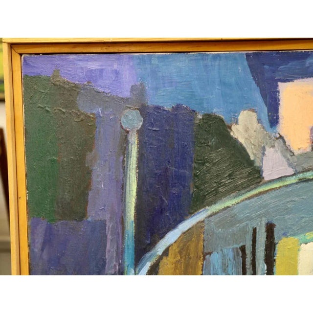 Paint 1957, Abstract by George Dergalis Painting For Sale - Image 7 of 13